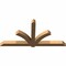 Ekena Millwork Redmond Smooth Timber Gable Bracket, Western Red Cedar, 96"W x 48"H x 5 1/2"D x 5 1/2"F, 12/12 Pitch GBW096X48X0606RED00SWR - alternate 2